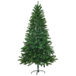 Árvore de natal artificial agulhas realistas 150 cm verde