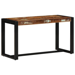 Banco multicor 80x35x45 cm madeira maciça recuperada