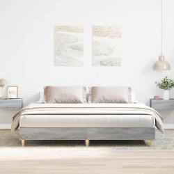 Estrutura de cama sem colchão 180x200 cm sonoma cinzento