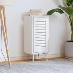 Porta de armário com design de persiana 61,5x29,5 cm branco