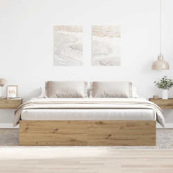 Estrutura de cama sem colchão 180x200cm derivados de madeira