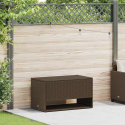 Caixa para almofadões de exterior 100x55x55,5 cm vime PE