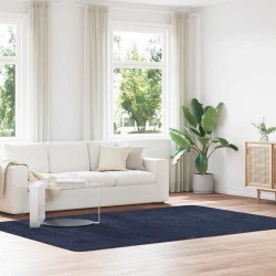 Tapete shaggy de pelo alto navarra 200x290 cm azul-marinho