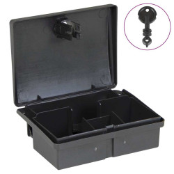 Armadilhas para ratos 10 pcs preto 13x10x4 cm