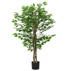 Planta de ficus artificial 788 folhas 120 cm verde