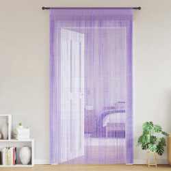 Cortinas de fios 2 pcs 100x250 cm roxo