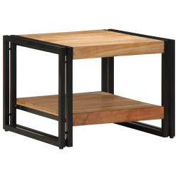 Mesa de centro 50x50x38 cm madeira de acácia maciça
