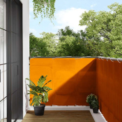 Tela de varanda 120x800 cm 100% poliéster oxford laranja