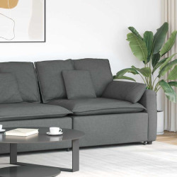 Módulo de sofá modular com braço e almofadões 100 cm