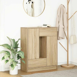 Aparador com gavetas e portas 73x31x90 cm carvalho sonoma