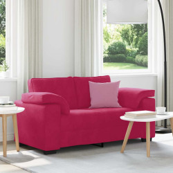 Sofá-luvas 160x77x82 cm veludo vermelho tinto