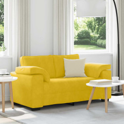 Sofá-luvas 160x77x82 cm veludo amarelo