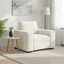Poltrona 100x78x84 cm veludo creme