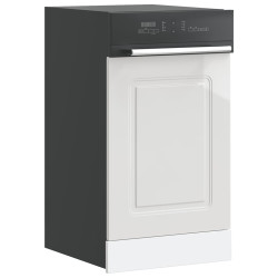 Painel máquina lavar louça kalmar 45x1,5x57 cm branco brilhante