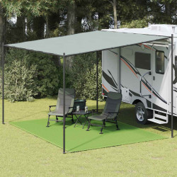 Tapete de campismo para tenda 300x400 cm pead verde-claro