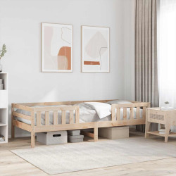 Cama sem colchão 90x190 cm madeira de pinho maciça