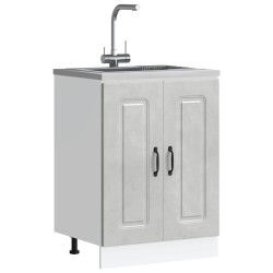 Armário baixo lavatório kalmar 60x46x81,5 cm cinzento betão