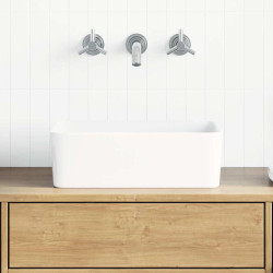 Lavatório 40x30x13 cm cerâmica branco