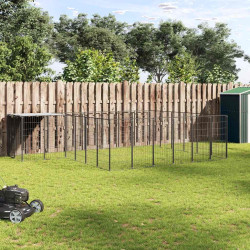 Canil 12,1 m² aço preto