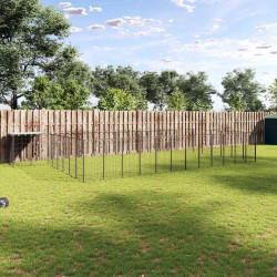Canil 30,25 m² aço preto