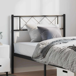 Cabeceira de substituição 100 cm metal preto