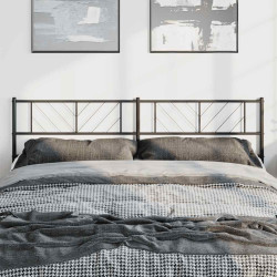 Cabeceira de substituição 180 cm metal preto