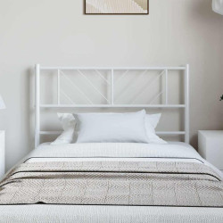Cabeceira de substituição 100 cm metal branco