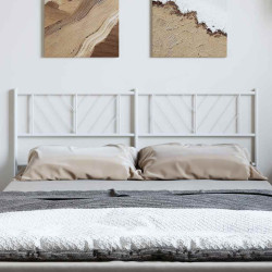 Cabeceira de substituição 150 cm metal branco