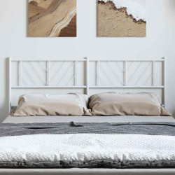 Cabeceira de substituição 135 cm metal branco