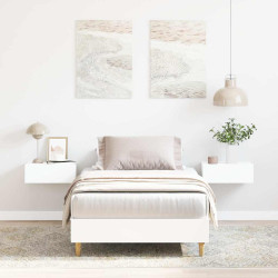 Estrutura cama s/ colchão 90x190 cm derivados de madeira branco