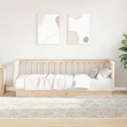 Cama de dia sem colchão 90x200 cm madeira maciça de pinho