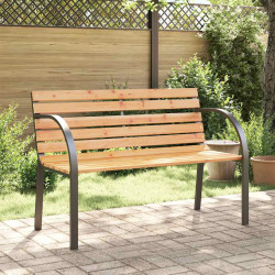Banco de jardim para crianças 81 cm madeira de abeto chinês