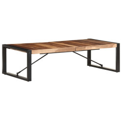 Mesa de centro 140x70x40 cm madeira maciça