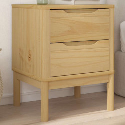 Mesa de cabeceira floro 45x39x57 cm pinho maciço castanho mel