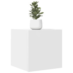 Móvel de TV de parede 4 pcs 30,5x30x30 cm branco