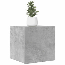 Móvel de TV de parede 4 pcs 30,5x30x30 cm cinzento cimento