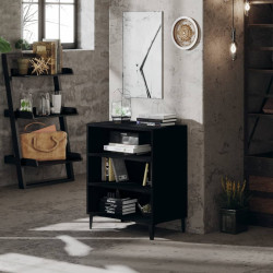 Aparador 57x35x70 cm contraplacado preto