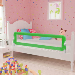 Toddler barra de segurança para cama 150 x 42 cm verde
