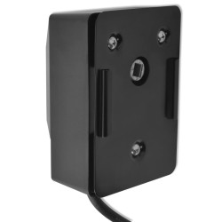 Espeto giratório para churrasqueira com motor 4 w preto