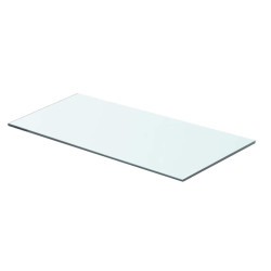 Prateleira de vidro 60x25 cm transparente