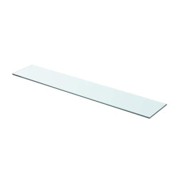 Prateleira de vidro 80x15 cm transparente