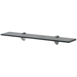 Prateleira flutuante vidro 60x20 cm 8 mm