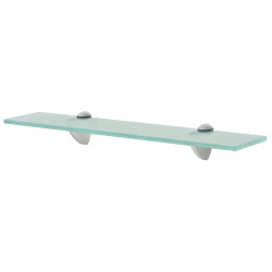 Prateleira flutuante vidro 50x20 cm 8 mm