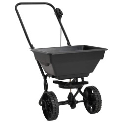 Carrinho de mão distribuidor de sal PVC e aço 80x46x75 cm 15 l