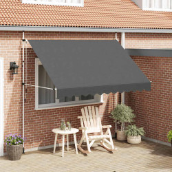 Toldo retrátil manual 300 cm antracite