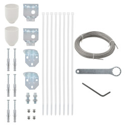 29 Pcs conjunto de acessórios para tela de varanda