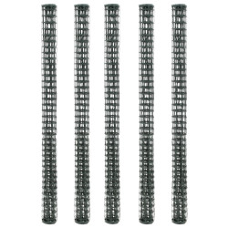 Redes de vedação para jardim 5 pcs pead 1x1,2 m verde