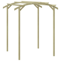 Pérgola de jardim 180x197x210 cm madeira de pinho impregnada