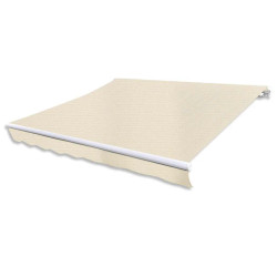 Toldo dobrável manual 300 cm creme