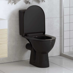 Tampo de sanita fecho suave com design remoção rápida preto